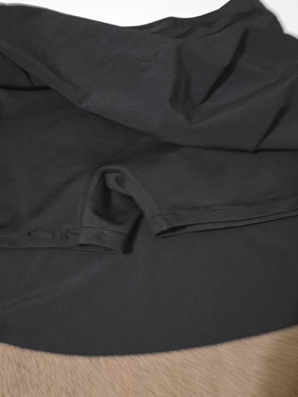 Nike Black Skater Skirt with Subtle Leopard Jacquard - Picture 4 of 9